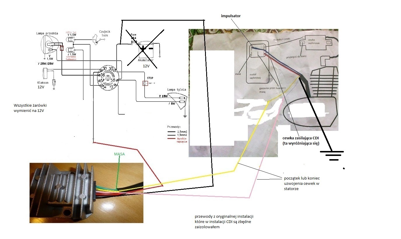CDI - stator bez masowy